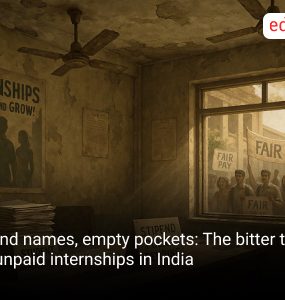 Brand names, empty pockets: The bitter truth of unpaid internships in India