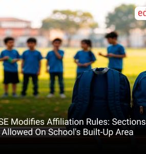 CBSE Modifies Affiliation Rules: Sections To Be Allowed On School's Built-Up Area