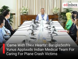 'Came With Their Hearts': Bangladesh's Yunus Applauds Indian Medical Team For Caring For Plane Crash Victims