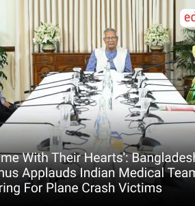 'Came With Their Hearts': Bangladesh's Yunus Applauds Indian Medical Team For Caring For Plane Crash Victims