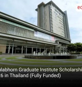 Chulabhorn Graduate Institute Scholarship 2026 in Thailand (Fully Funded)