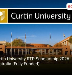 Curtin University RTP Scholarship 2026 Australia (Fully Funded)