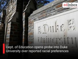 Dept. of Education opens probe into Duke University over reported racial preferences