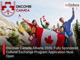 Discover Canada Alberta 2026: Fully Sponsored Cultural Exchange Program Application Now Open