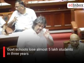 Govt schools lose almost 5 lakh students in three years