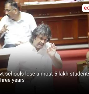 Govt schools lose almost 5 lakh students in three years