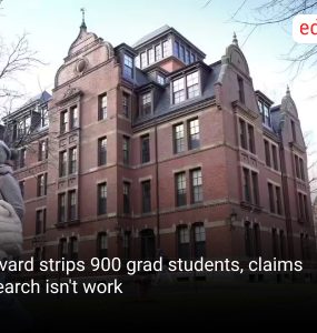 Harvard strips 900 grad students, claims research isn't work