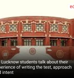 IIM Lucknow students talk about their experience of writing the test, approach and intent