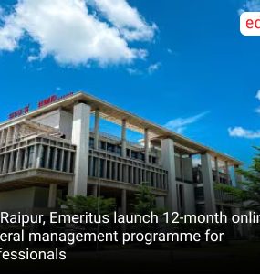 IIM Raipur, Emeritus launch 12-month online general management programme for professionals