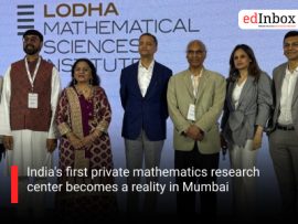 India's first private mathematics research center becomes a reality in Mumbai