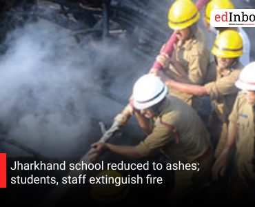 Jharkhand school reduced to ashes; students, staff extinguish fire