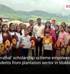‘Karuthal’ scholarship scheme empowers students from plantation sector in Idukki