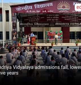 Kendriya Vidyalaya admissions fall, lowest in five years