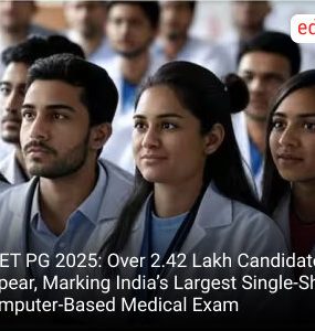 NEET PG 2025: Over 2.42 Lakh Candidates Appear, Marking India’s Largest Single-Shift Computer-Based Medical Exam
