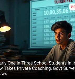 Nearly One in Three School Students in India Now Takes Private Coaching, Govt Survey Shows
