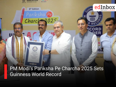 PM Modi’s Pariksha Pe Charcha 2025 Sets Guinness World Record