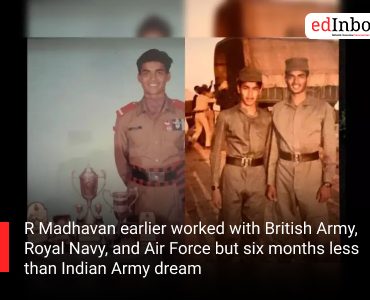 R Madhavan earlier worked with British Army, Royal Navy, and Air Force but six months less than Indian Army dream