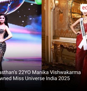 Rajasthan’s 22YO Manika Vishwakarma Crowned Miss Universe India 2025