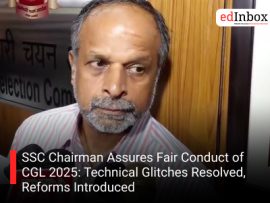 SSC Chairman Assures Fair Conduct of CGL 2025: Technical Glitches Resolved, Reforms Introduced