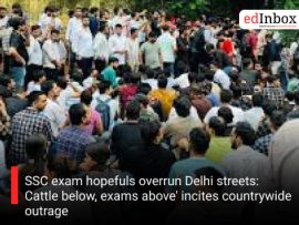 SSC exam hopefuls overrun Delhi streets: 'Cattle below, exams above' incites countrywide outrage