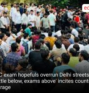 SSC exam hopefuls overrun Delhi streets: 'Cattle below, exams above' incites countrywide outrage