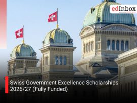 Swiss Government Excellence Scholarships 2026/27 (Fully Funded)