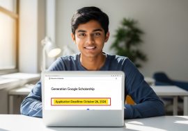 The Generation Google Scholarship 2025/26 (Deadline: 14th August 2025)