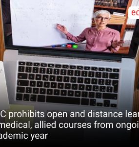 UGC prohibits open and distance learning in medical, allied courses from ongoing academic year