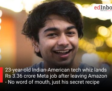 23-year-old Indian-American tech whiz lands Rs 3.36 crore Meta job after leaving Amazon - No word of mouth, just his secret recipe