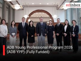 ADB Young Professional Program 2026 (ADB YPP) (Fully Funded)