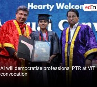 AI will democratise professions: PTR at VIT convocation