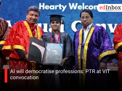 AI will democratise professions: PTR at VIT convocation