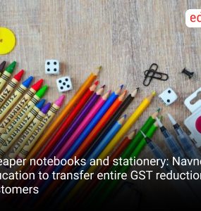 Cheaper notebooks and stationery: Navneet Education to transfer entire GST reduction to customers