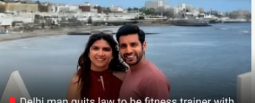 Delhi man quits law to be fitness trainer with wife's encouragement, then sets off for Ireland for her dream job. Internet cheers their love story