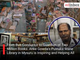 From Bus Conductor to Guardian of Two Million Books: Anke Gowda’s Pustaka Mane Library in Mysuru is Inspiring and Helping All