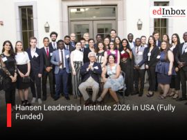 Hansen Leadership Institute 2026 in USA (Fully Funded)