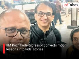 IIM Kozhikode professor converts moon lessons into kids' stories