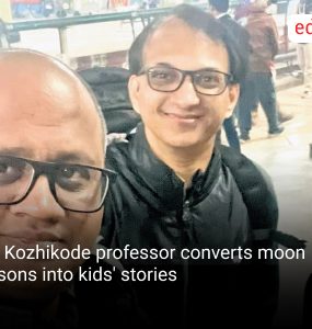 IIM Kozhikode professor converts moon lessons into kids' stories