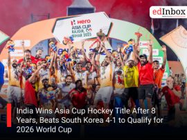 India Wins Asia Cup Hockey Title After 8 Years, Beats South Korea 4-1 to Qualify for 2026 World Cup