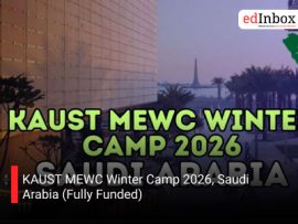 KAUST MEWC Winter Camp 2026, Saudi Arabia (Fully Funded)