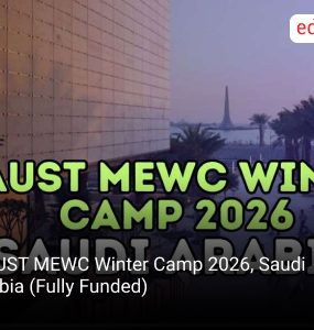 KAUST MEWC Winter Camp 2026, Saudi Arabia (Fully Funded)