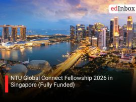 NTU Global Connect Fellowship 2026 in Singapore (Fully Funded)