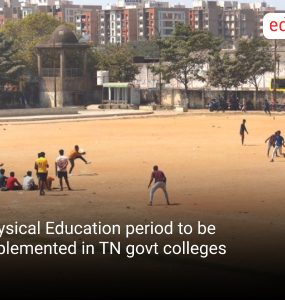 Physical Education period to be implemented in TN govt colleges