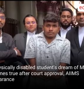 Physically disabled student's dream of MBBS comes true after court approval, AIIMS clearance