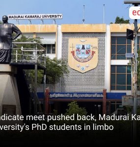 Syndicate meet pushed back, Madurai Kamaraj University's PhD students in limbo