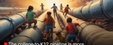 The college-to-K12 pipeline is more challenging for students with poverty