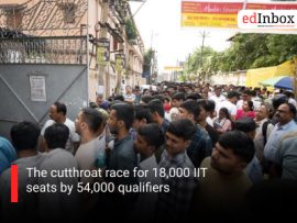 The cutthroat race for 18,000 IIT seats by 54,000 qualifiers