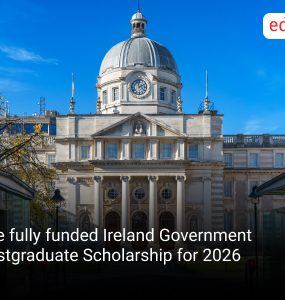 The fully funded Ireland Government Postgraduate Scholarship for 2026