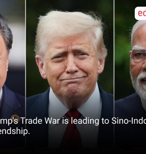 Trump's Trade War is leading to Sino-Indo Friendship.