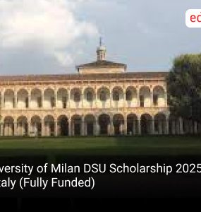 University of Milan DSU Scholarship 2025/26 in Italy (Fully Funded)